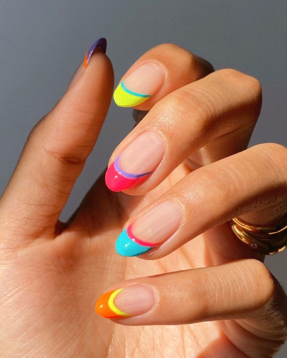 One Hand Visual Idea One Hand Visual Idea — Different Color Each Nail 2027