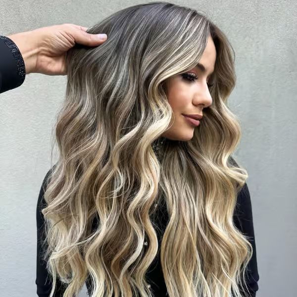 Side View Visual Idea — Blonde Wavy Hair 2027