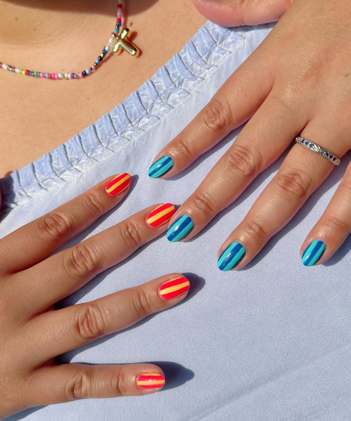 Glossy Visual Idea Glossy Visual Idea — Swim Nails Team Colors 2027
