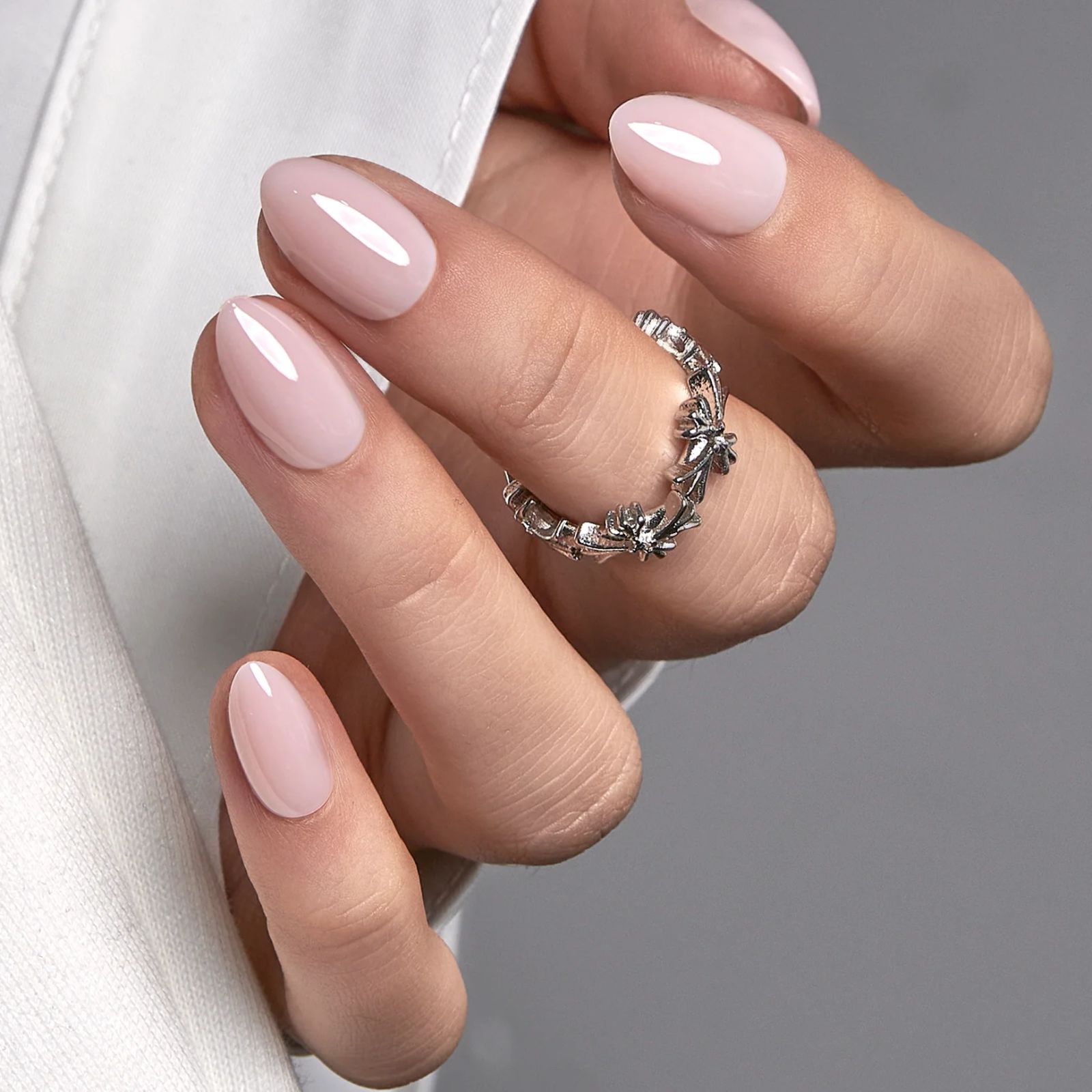 Visual Idea — The Nails Appear Natural And Healthy — Almond Nails 2027 for Chubby Fingers