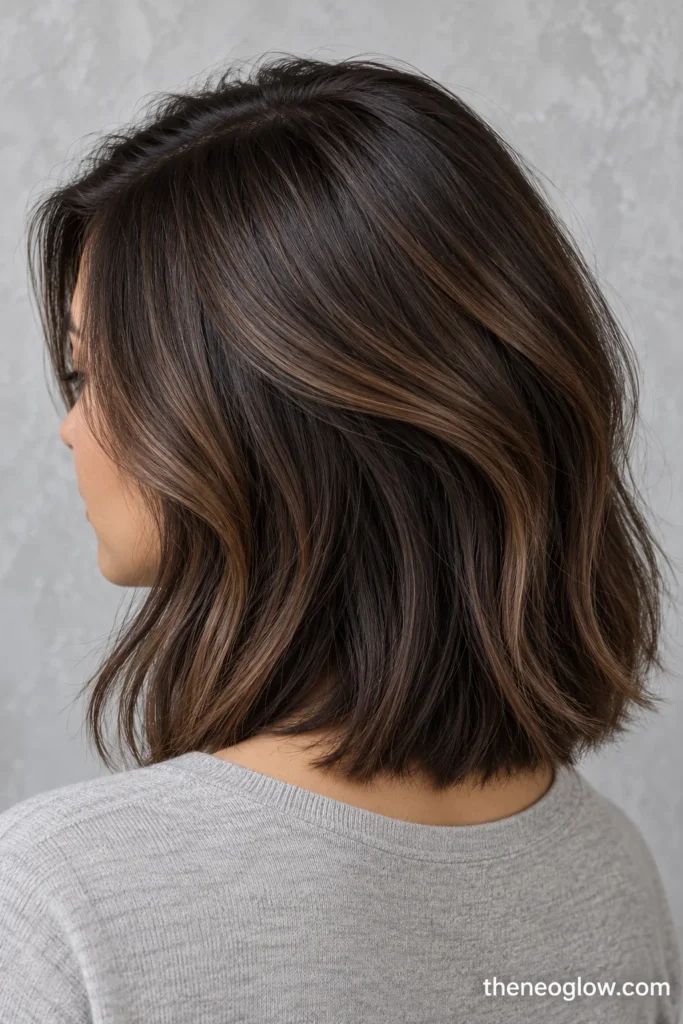 Visual Idea — Close-Up Take — Balayage Lob 2027