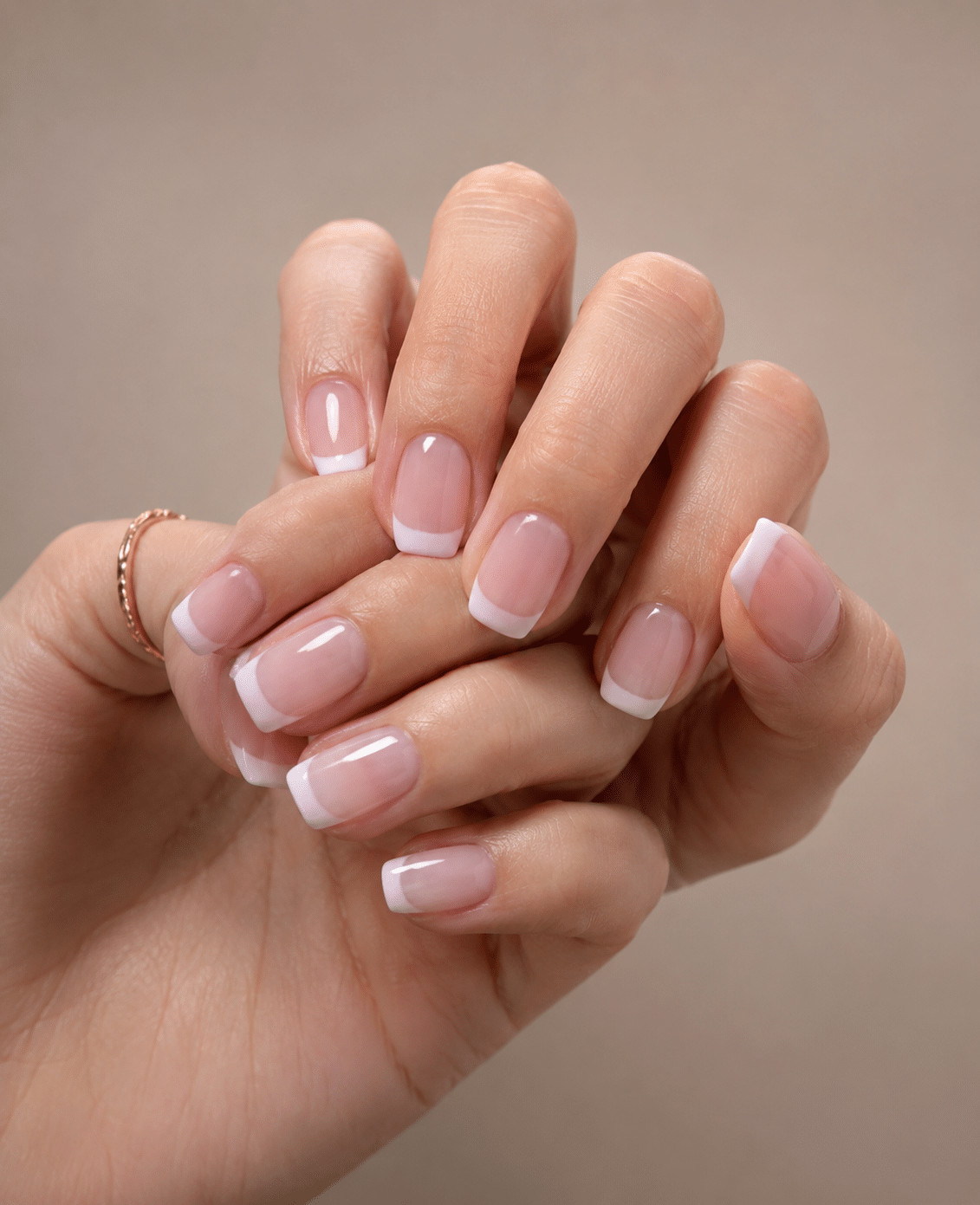 Milky Pink French Manicure Milky Pink French Manicure — Nails 2027 for Short Nail Beds