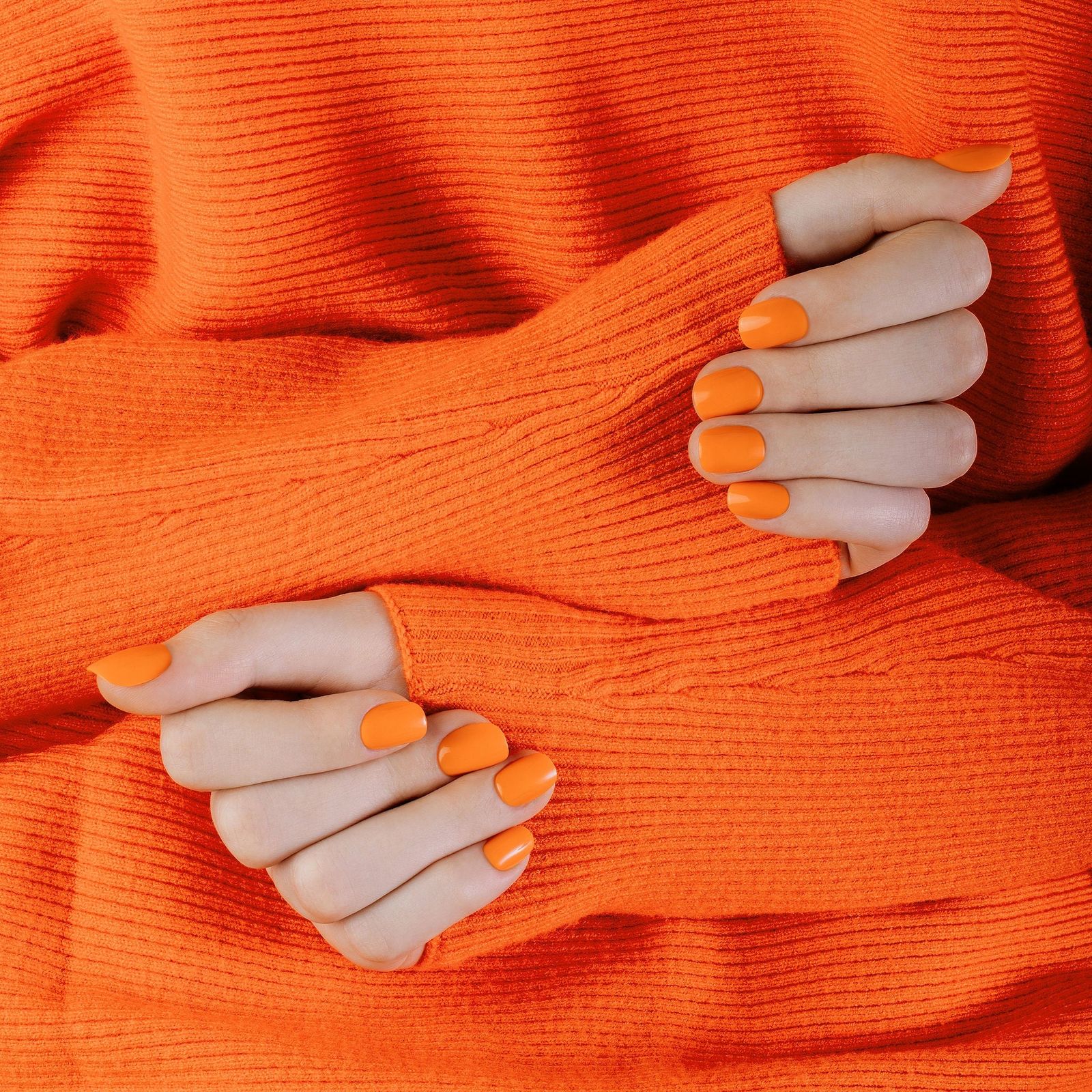 Extra Short Square Tangerine Gloss Extra Short Square Tangerine Gloss — Tangerine Nails 2027
