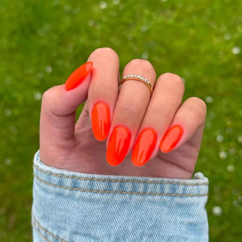 Neon Orange Visual Idea Neon Orange Visual Idea — Tangerine Nails 2027