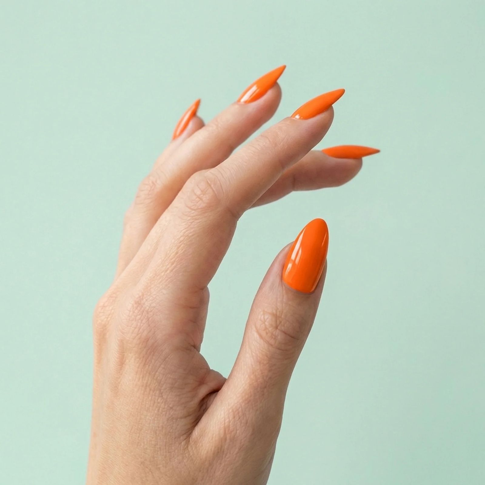 Vibrant Tangerine Orange Visual Idea Vibrant Tangerine Orange Visual Idea — Tangerine Nails 2027