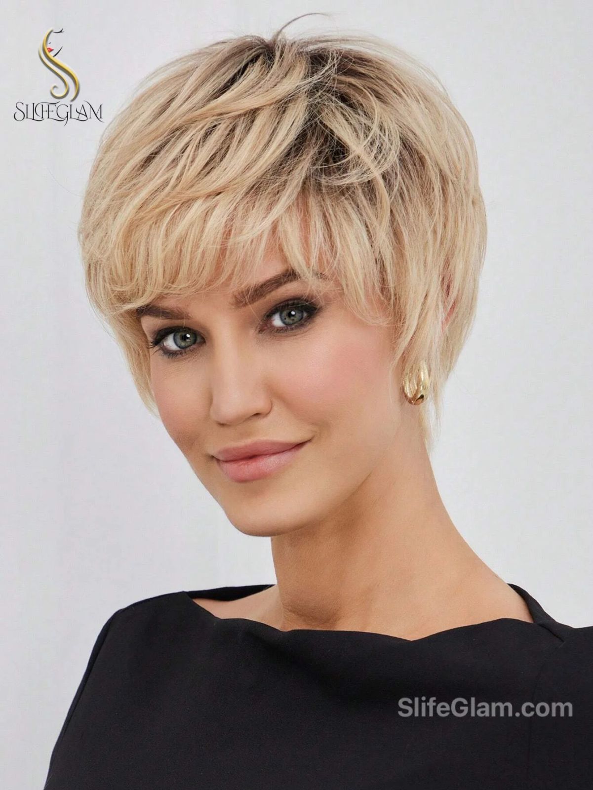Visual Idea — The Hair Is Straight And Fine Visual Idea — The Hair Is Straight And Fine — Ombre Pixie 2027