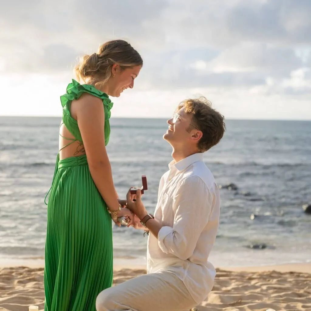 Emerald Green Maxi Dress for a Romantic Beach Proposal Emerald Green Maxi Dress for a Romantic Beach Proposal — Proposal Outfits 2027