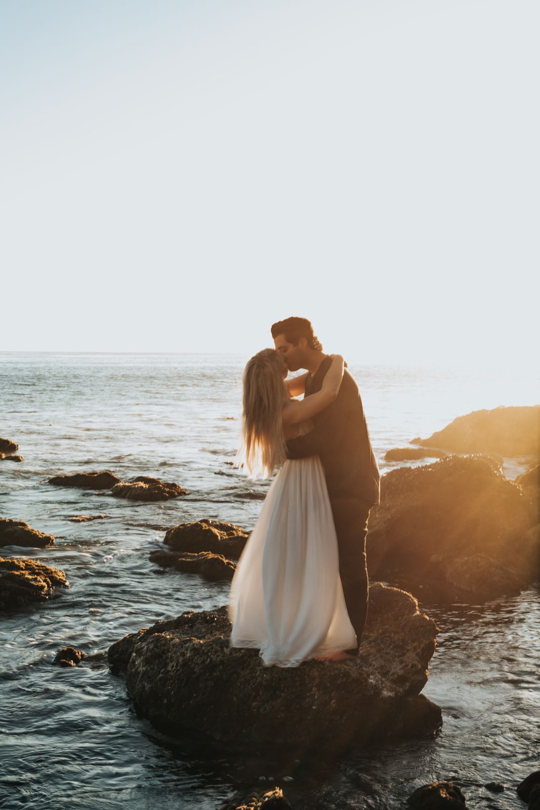 Flowing White Skirt and Dark Top for a Beach Proposal Flowing White Skirt and Dark Top for a Beach Proposal — Proposal Outfits 2027