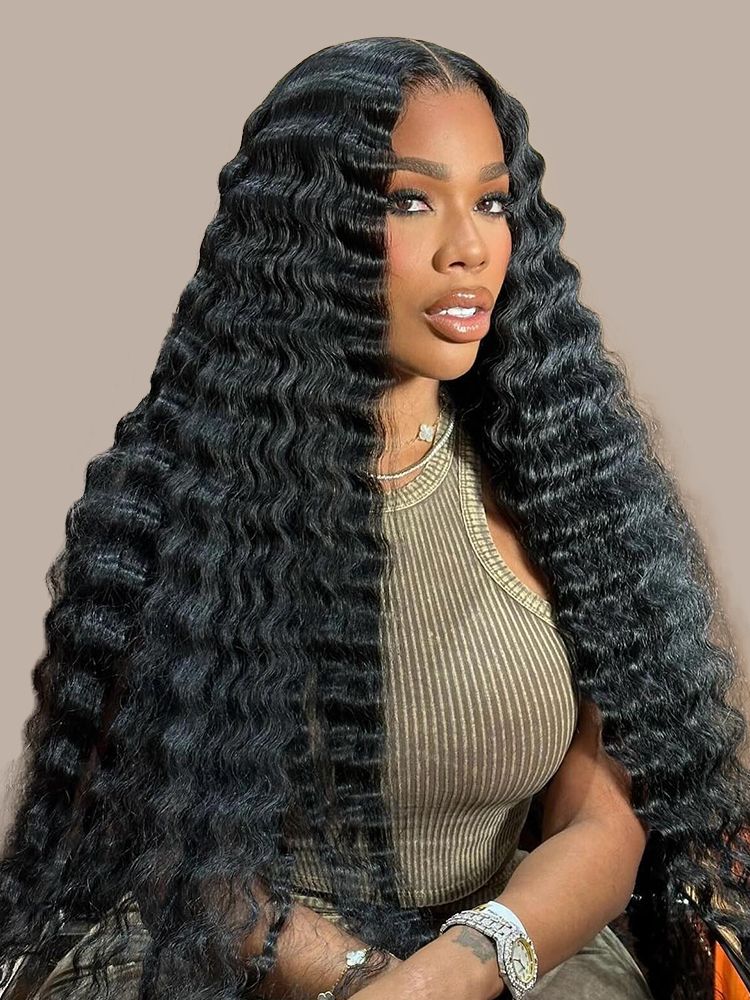Deep Uniform Crimps on Thick Black Hair — Crimped Hairstyles 2027