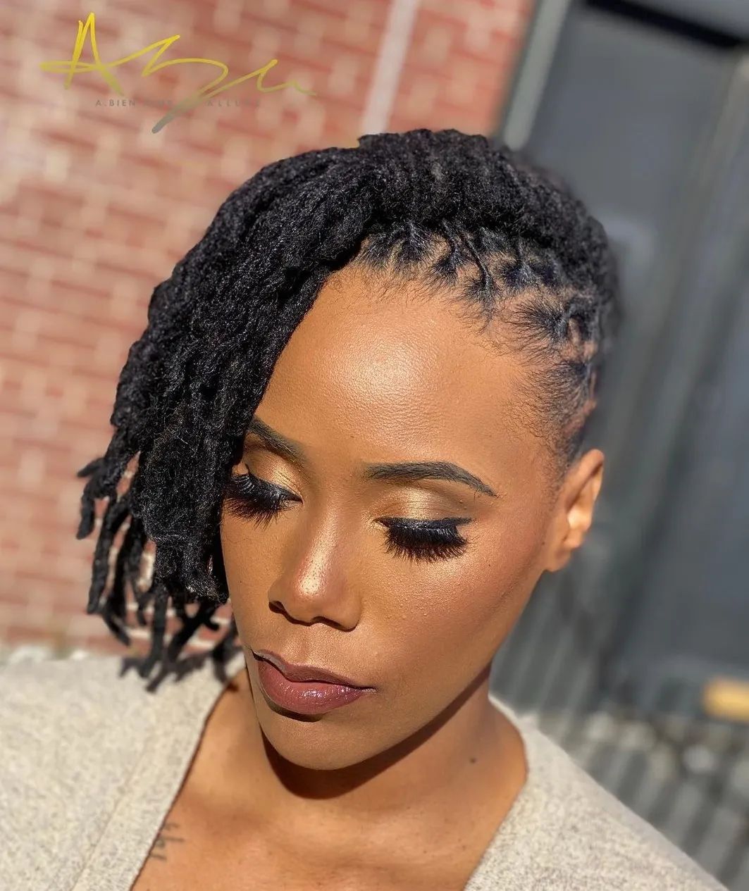 Asymmetrical Locs with Side Undercut Asymmetrical Locs with Side Undercut — Loc Styles 2027 for Women Over 50