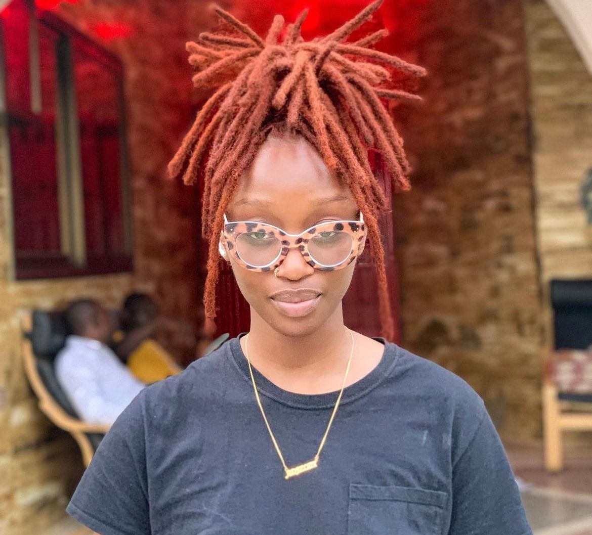 Vibrant Red Avant-Garde Loc Updo Vibrant Red Avant-Garde Loc Updo — Loc Styles 2027 for Women Over 50