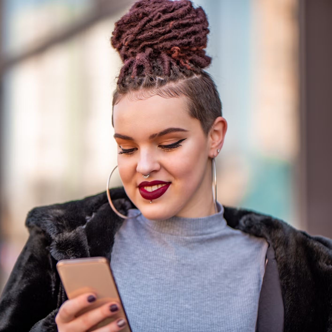 Locs Updo with Shaved Undercut Locs Updo with Shaved Undercut — Loc Styles 2027 for Women Over 50