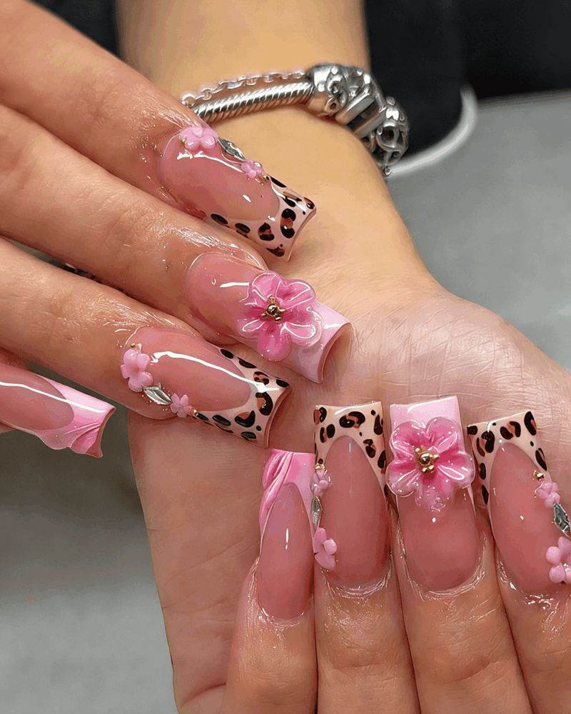 Clean Cuticle Work Even Application Visual Idea Clean Cuticle Work Even Application Visual Idea — Floral Coffin Nails 2027