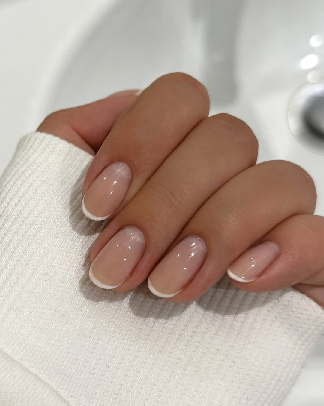 French Tips On All Nails Visual Idea French Tips On All Nails Visual Idea — Short Micro French Tip Nails 2027