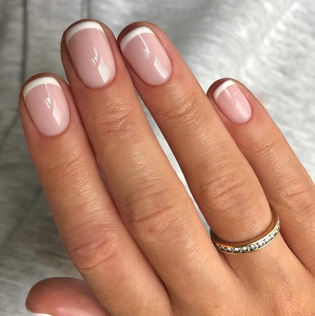 Crisp Clean French Tips Short Square Crisp Clean French Tips Short Square — French Tip Nails 2027 for Short Nail Beds