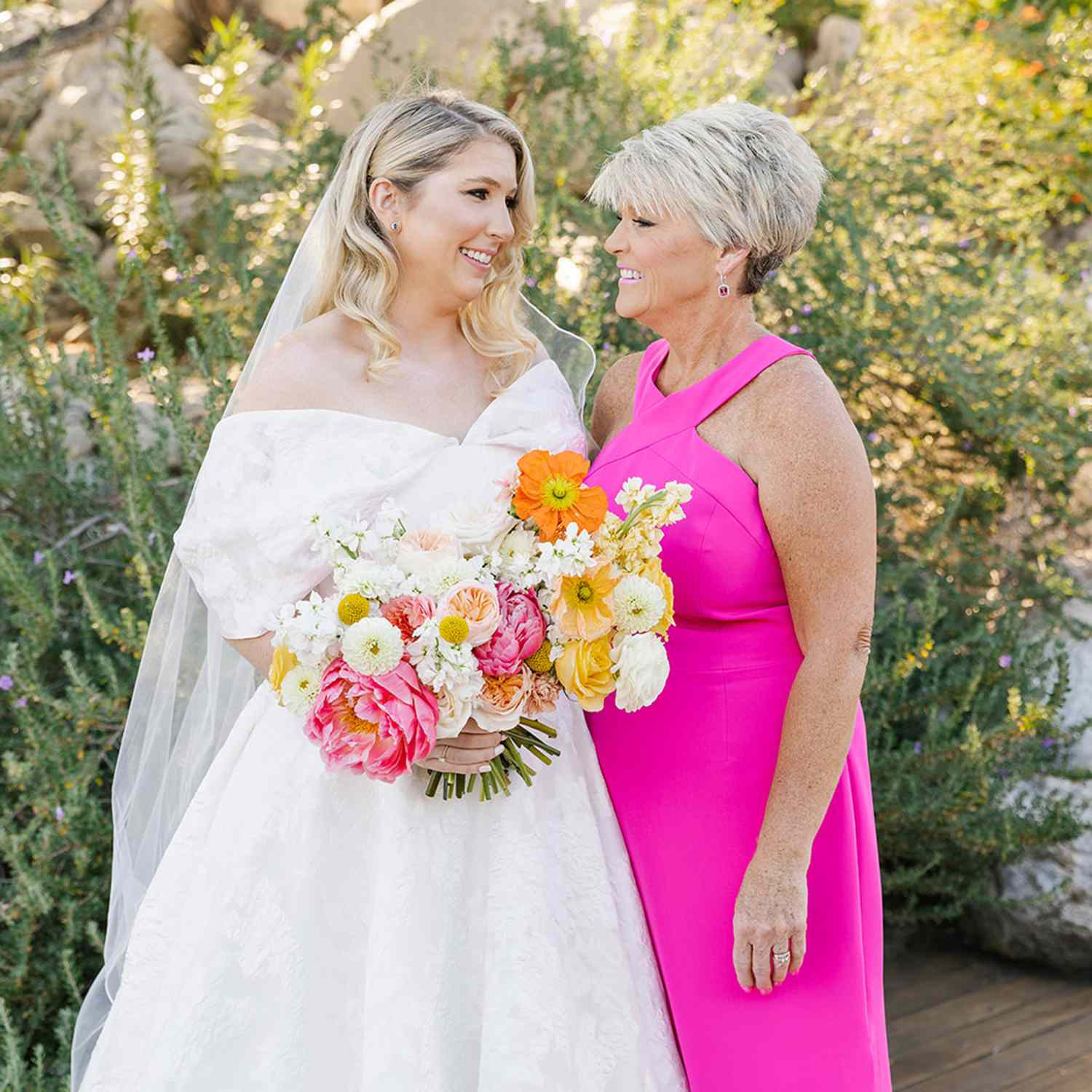 Striking Hot Pink Sleeveless Column Dress Striking Hot Pink Sleeveless Column Dress — Grandmother of the Bride Outfits 2027