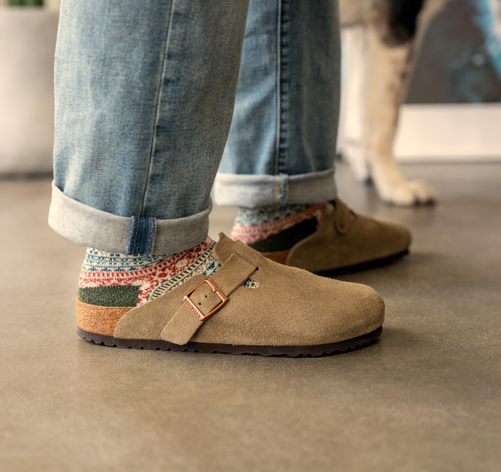 Cuffed Light Wash Bootcut Jeans with Patterned Socks and Taupe Birkenstocks Cuffed Light Wash Bootcut Jeans with Patterned Socks and Taupe Birkenstocks — Bootcut Jeans Outfits 2027 with Birkenstocks