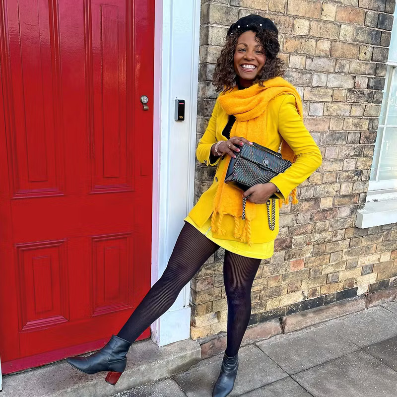 Ribbed Tights as a Base for a Vibrant Statement Coat — Ribbed Tights Outfits 2027