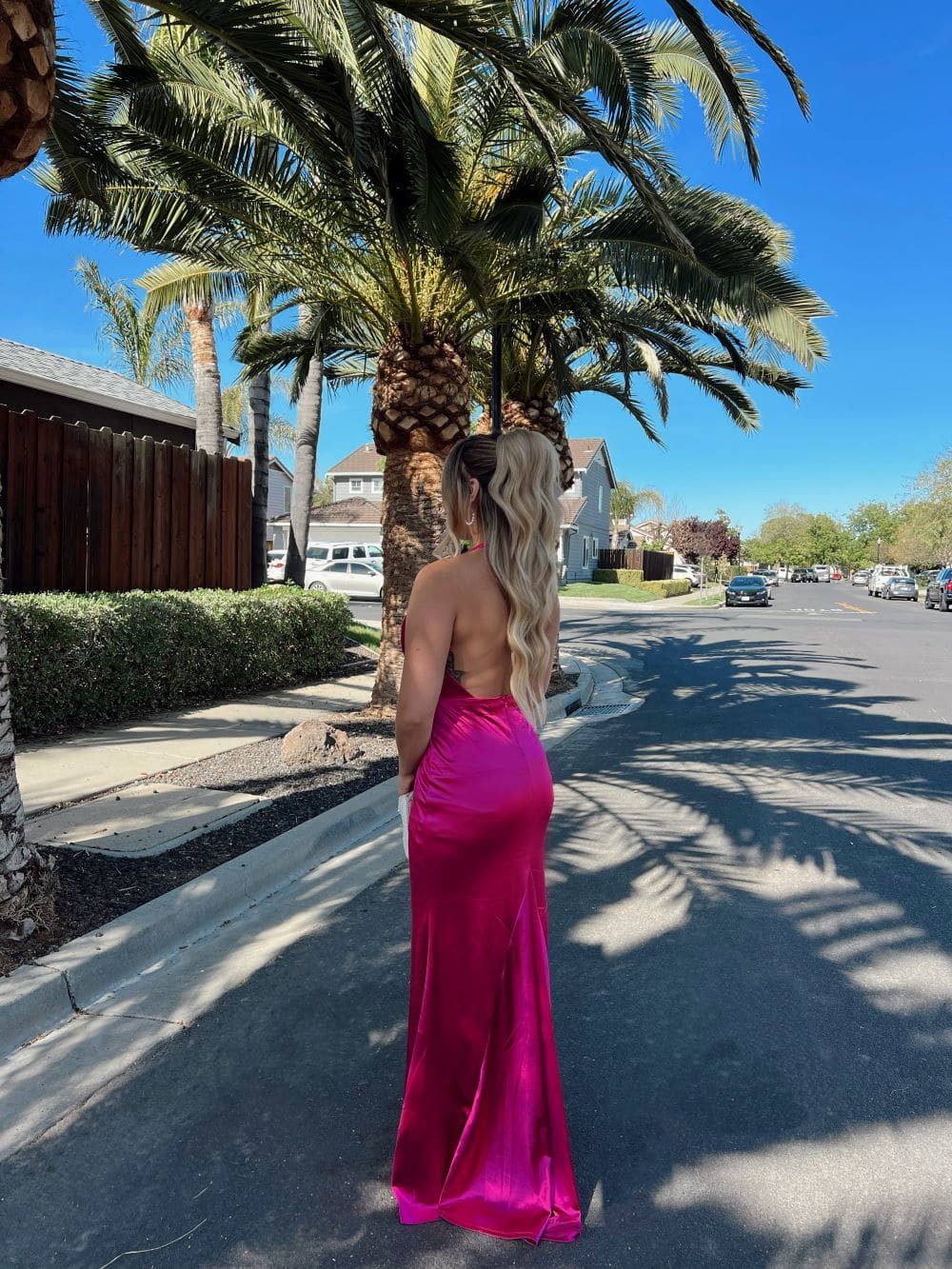Blonde High Ponytail With Curtain Bangs — Prom Hair 2027 for Strapless Dress