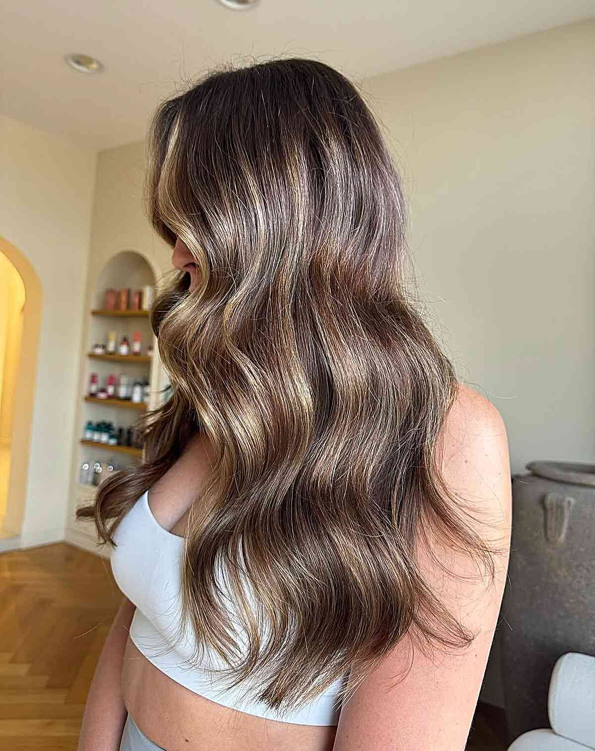 Visible Chunky Highlights Mid-Back Visible Chunky Highlights Mid-Back — Chunky Blonde Highlights on Brown Hair 2027