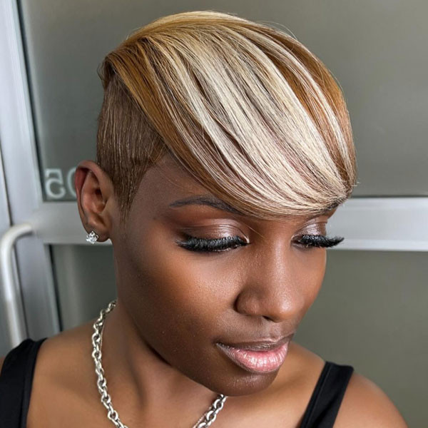Dark Brown Undercut Pixie — Pixie Cut 2027 for Black Women
