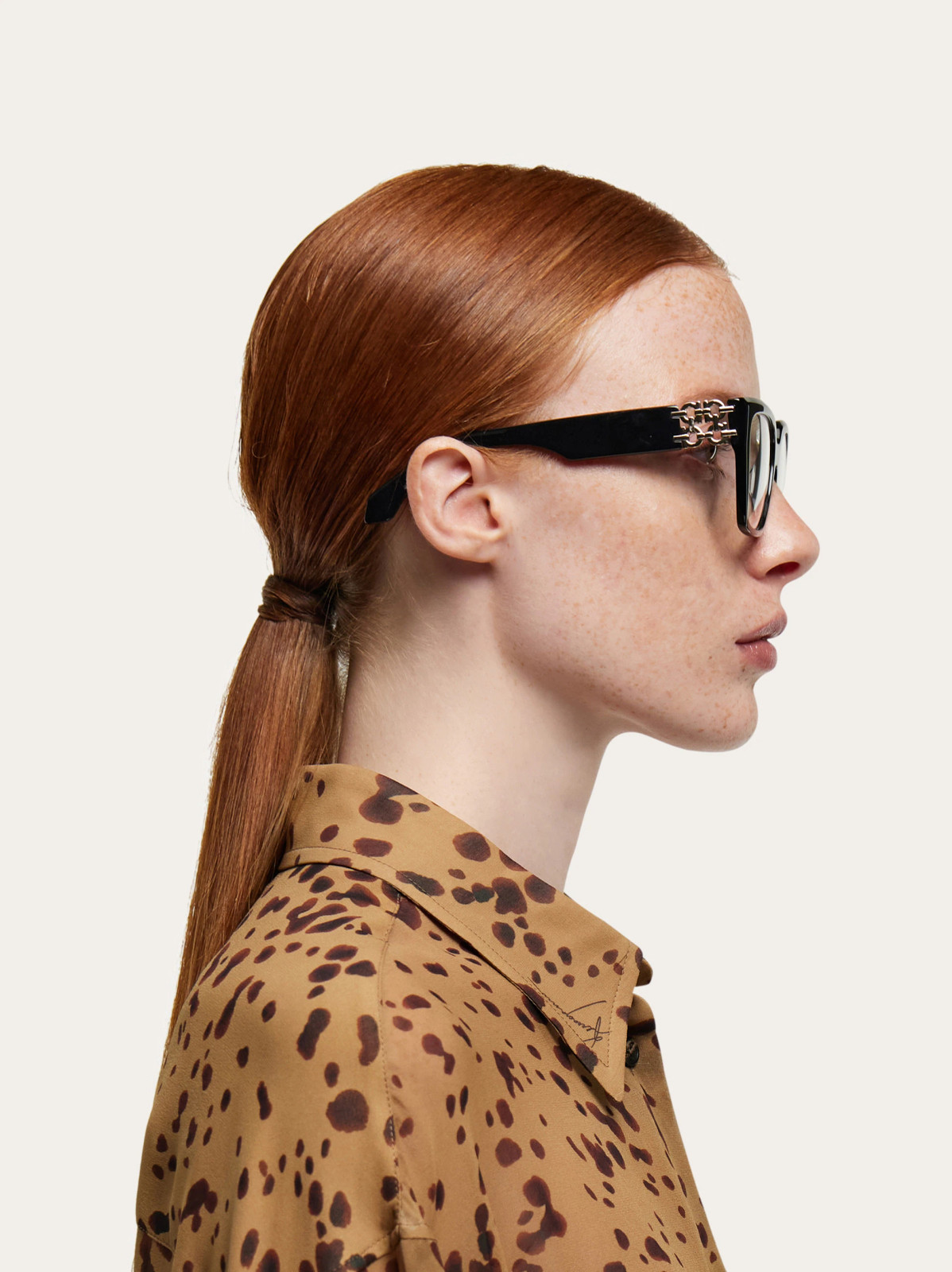Auburn Fine Hair Low Ponytail Auburn Fine Hair Low Ponytail — Ponytail Hairstyles 2027 with Glasses
